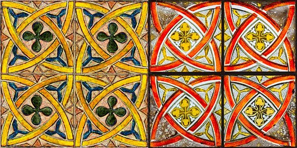 Spread from The Medieval Tiles of Strata Florida.